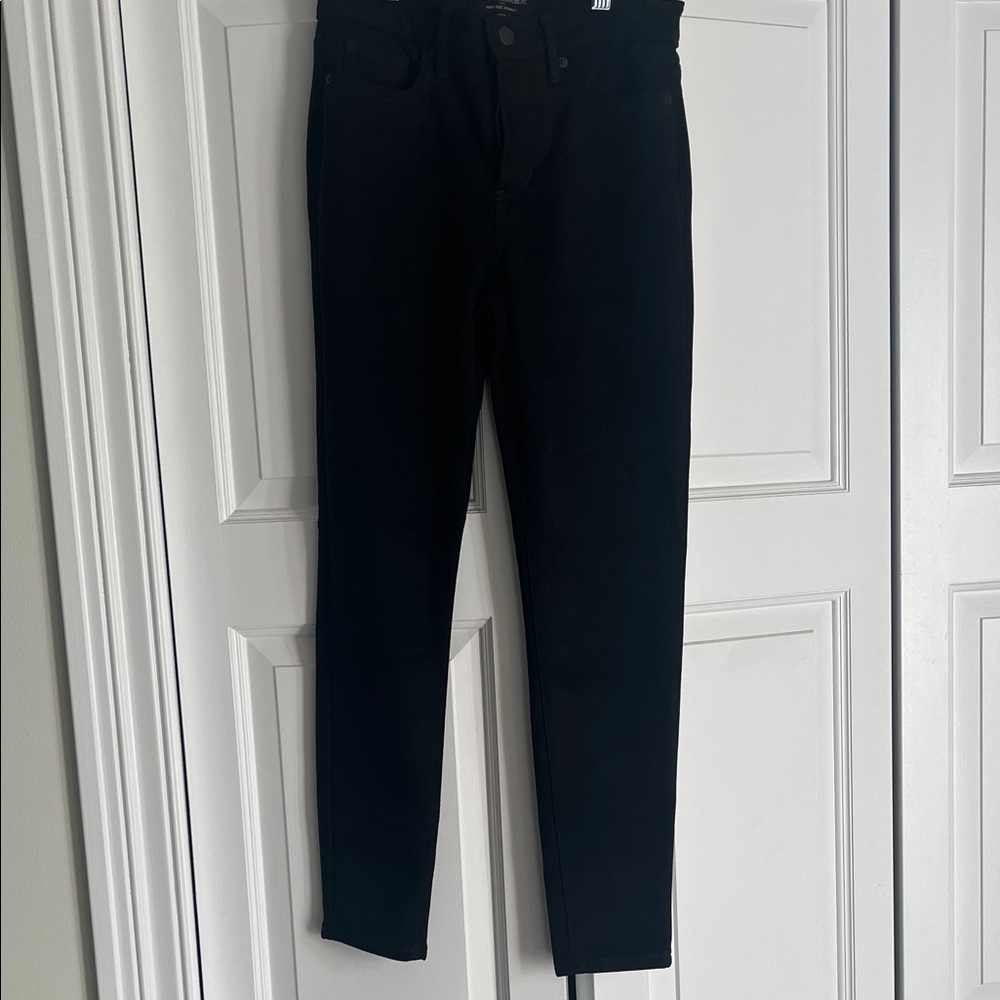 Banana Republic Factory Black Faux Suede Pants